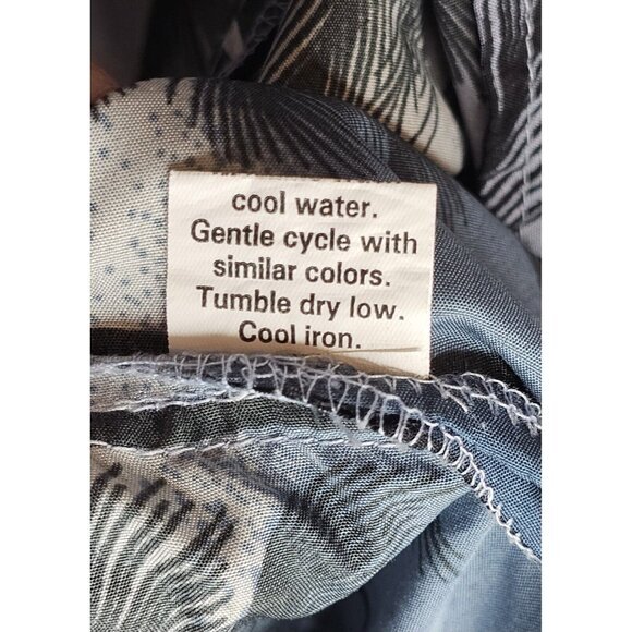 Vtg Hawaiian Multicolor Blue Palm Tree Short Sleeve Shirt Mens Size‎ XXL - Picture 7 of 7